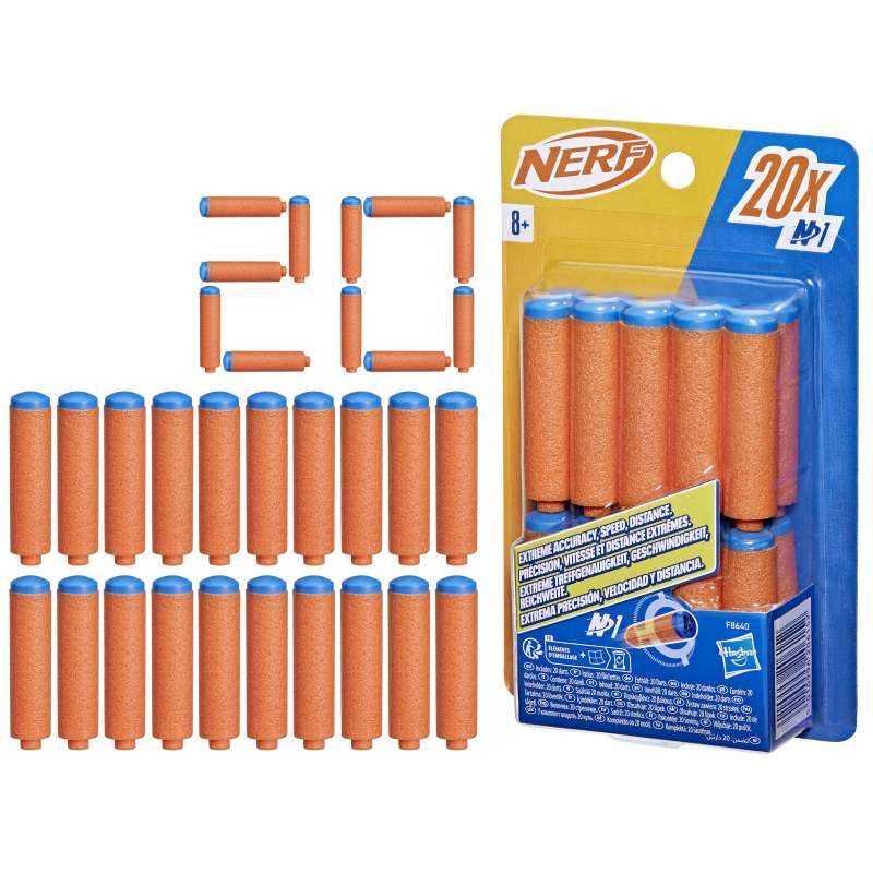nerf n1 refill 20 (hasbro - f8640eu4) nerf n1 refill 20 (hasbro - f8640eu4)