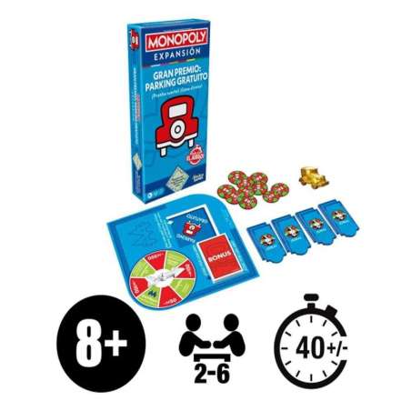 monopoly expansion: parking gratuito (hasbro - g0718105)