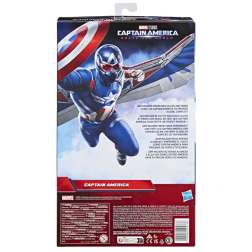 capitan america bnw figura titan deluxe (hasbro - f93015l0)