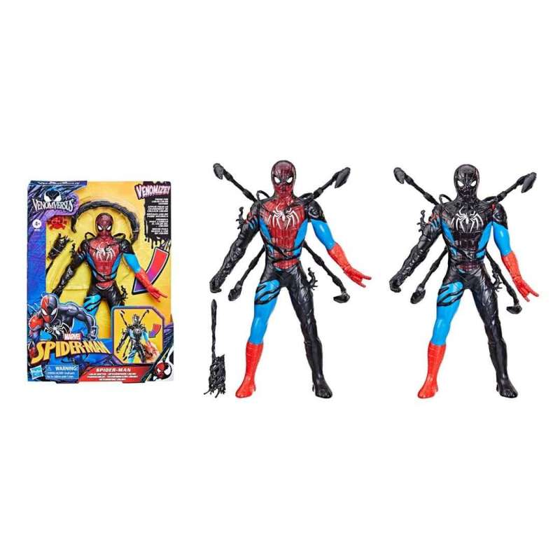 spiderman venomversus figura transformacion liquid