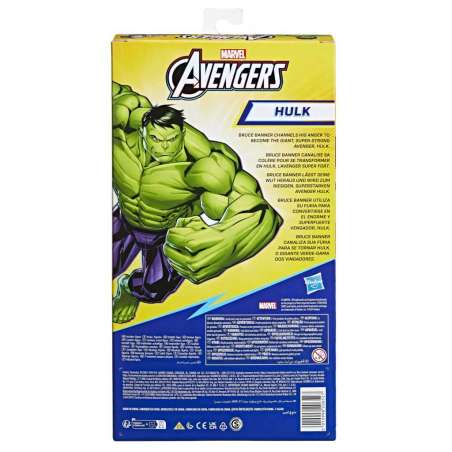 avengers figura titan deluxe hulk ( hasbro - e74755l2 )