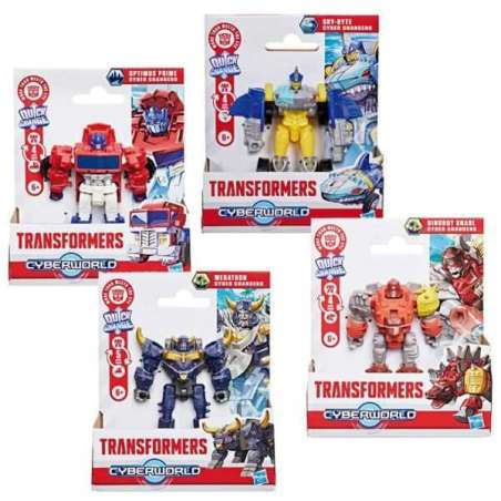 transformers cyberworld cyber changers surtidos (hasbro g07465l0)