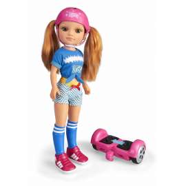 nancy un dia con mi hoverboard