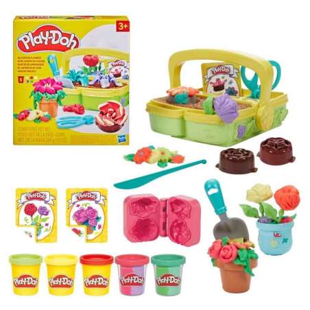 play-doh mi jardin de flores (hasbro -  g04925l0)