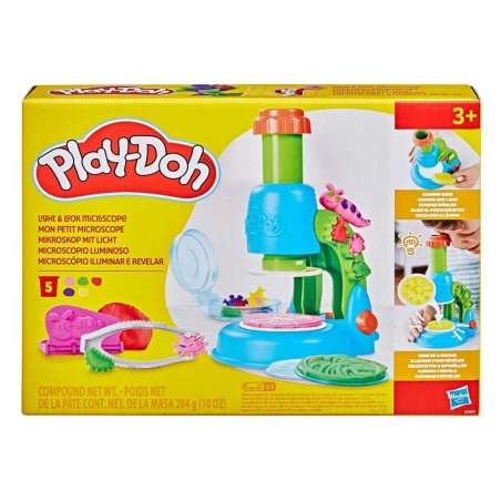play-doh microscopio luminoso (hasbro - g04945l0)