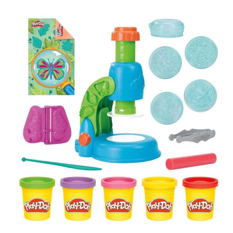 play-doh microscopio luminoso (hasbro - g04945l0)