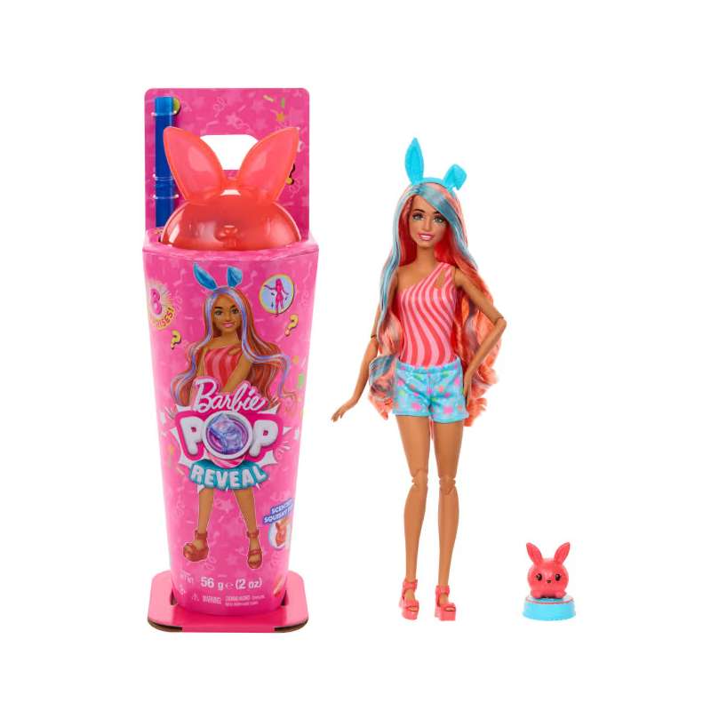 barbie pop reveal fiesta animales vaso rosa (mattel - jcn87) barbie pop reveal fiesta animales vaso rosa (mattel - jcn87)