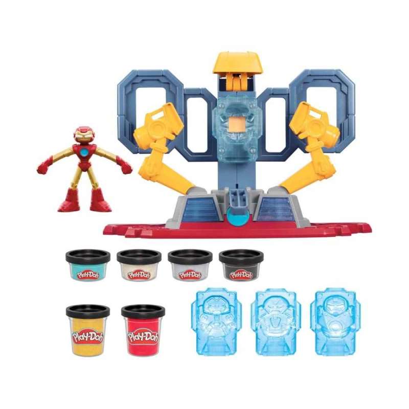 play-doh marvel iron-man laboratorio de armaduras (hasbro - g00355l0) play-doh marvel iron-man laboratorio de armaduras (hasbro - g00355l0)