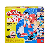 play-doh marvel moto cortadora del capitan america (hasbro - g05555l0)