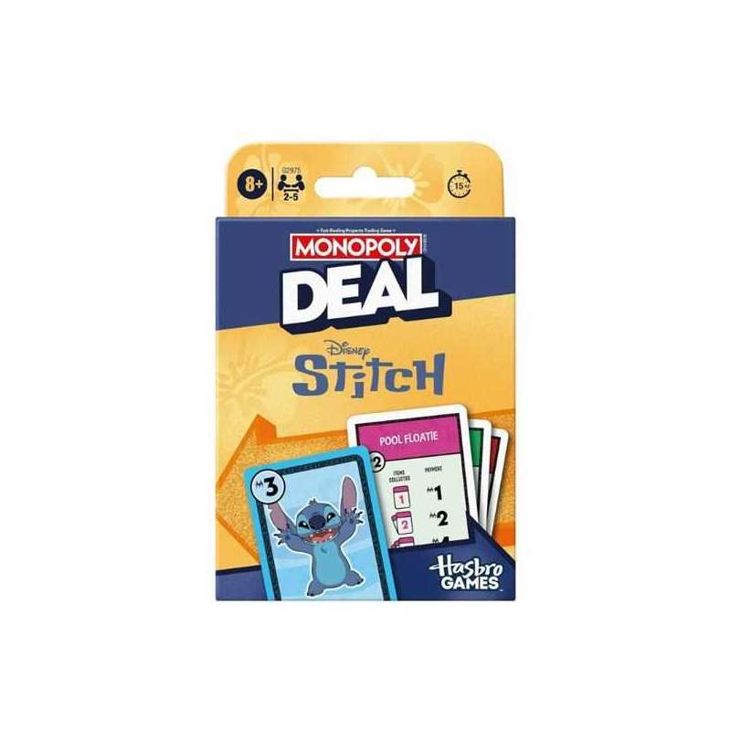 monopoly deal stitch (hasbro - g2975sg0)