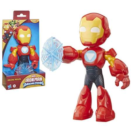 iron man and friends figura accion gigante 22,8 cm (hasbro - g20235l0)