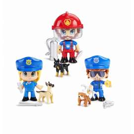 pin y pon action figura emergencia perro