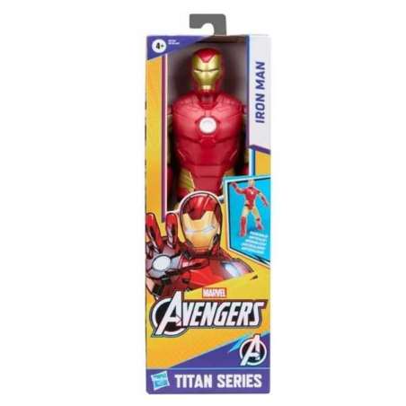 avengers figura titan iron man (hasbro - g27705x0)