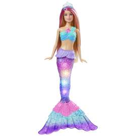 barbie sirena luces magicas