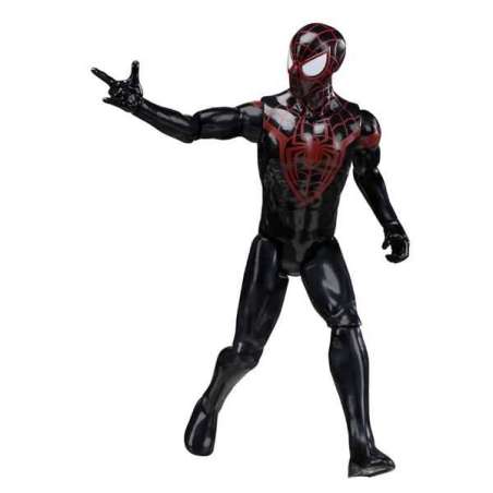 spiderman figura titan miles morales (hasbro - g28575x0)