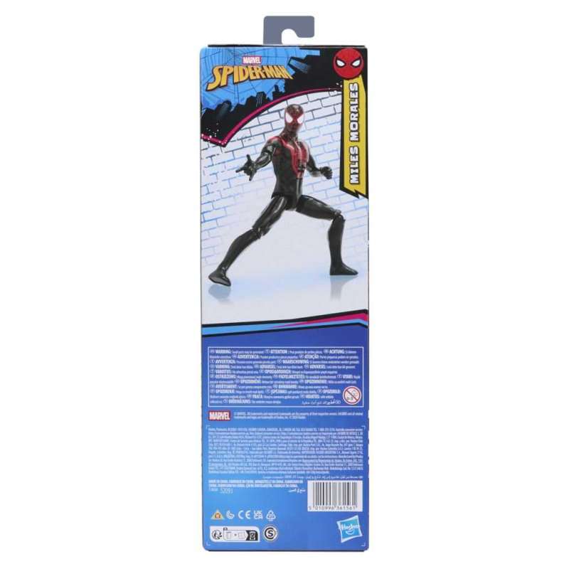 spiderman figura titan miles morales (hasbro - g28575x0) spiderman figura titan miles morales (hasbro - g28575x0)