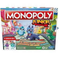 monopoly junior 2 juegos en 1 (hasbro - g1856105)