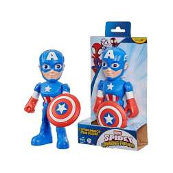 spidey figura superheroe capitan america (hasbro - g24625x0)