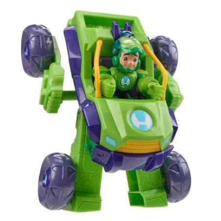 iron man and friends vehiculo y armadura de hulk (hasbro - g14755x0)