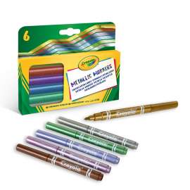 crayola 6 rotuladores efectos metalizads
