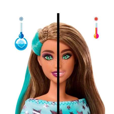 barbie party reveal muÑeca azul con sorpresa (mattel - jfg72)