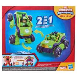 iron man and friends vehiculo y armadura de hulk (hasbro - g14755x0)