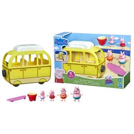 PEPPA PIG SET DE 4 FIGURAS - PEPPA Y SU FAMILIA DE VACACIONES