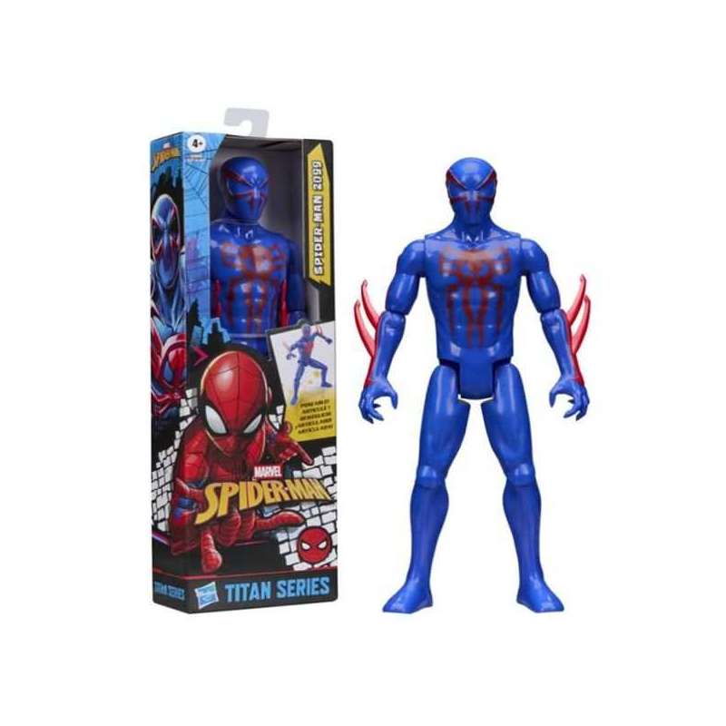 spiderman figura titan spiderman 2099 (hasbro - g28595x0) spiderman figura titan spiderman 2099 (hasbro - g28595x0)