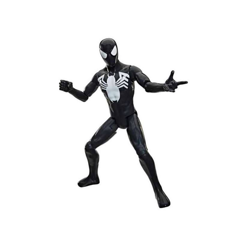 spiderman figura titan spiderman traje negro (hasbro - g28605x0) spiderman figura titan spiderman traje negro (hasbro - g28605x0)