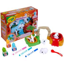 crayola washimals dinos set jurasico