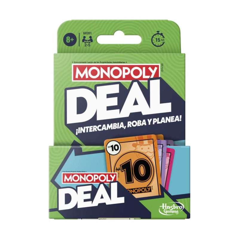 monopoly deal nuevo (hasbro - g0351eds) monopoly deal nuevo (hasbro - g0351eds)