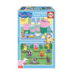 puzzle 2x25 piezas peppa pig (educa - 19995)