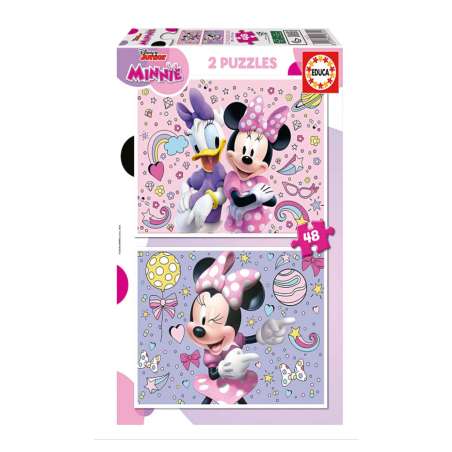 puzzle 2x48 piezas minnie ( educa - 19674)