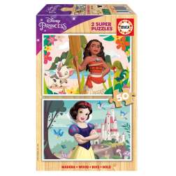 puzzle 2x50 piezas disney princess (educa - 19961)