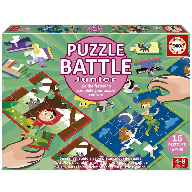 puzzle battle junior cuentos (educa - 20117)