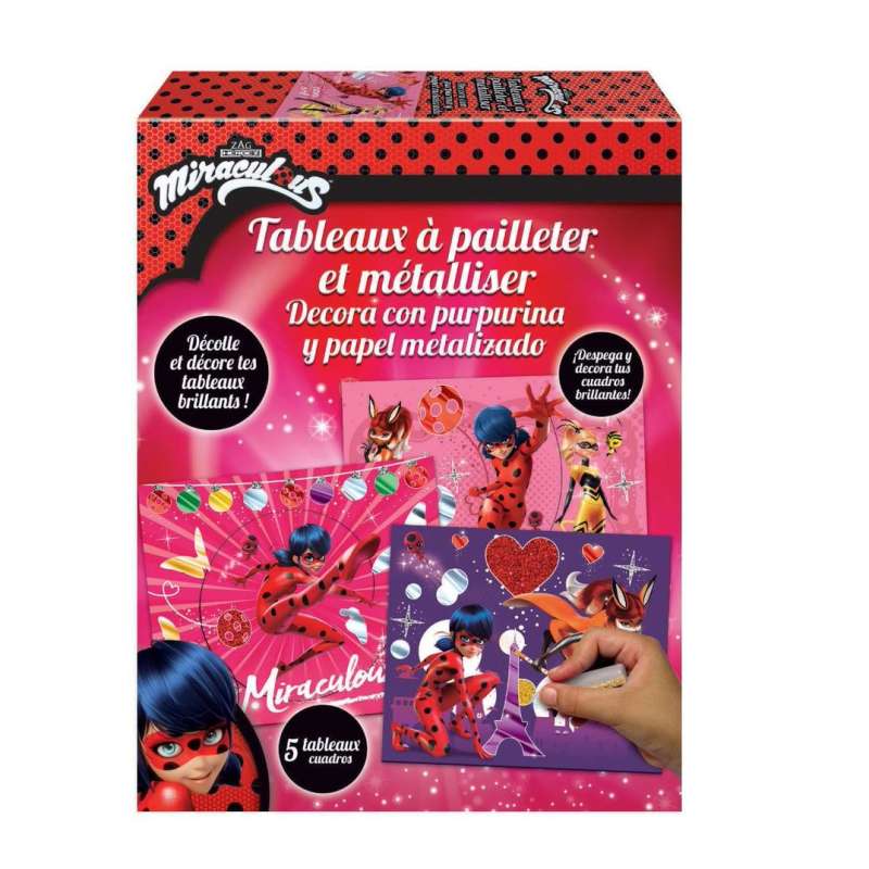 ladybug decora con purpurina  (educa - 18928)