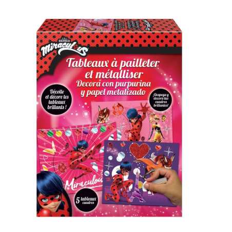 ladybug decora con purpurina  (educa - 18928)