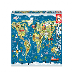 puzzle 200 pzas mapamundi  (educa - 19292)