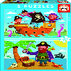 puzzle 2x20 piezas piratas ( educa - 17149) puzzle 2x20 piezas piratas ( educa - 17149)