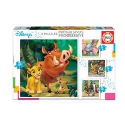 puzzle 4 progresivos disney animals (educa- 18104)