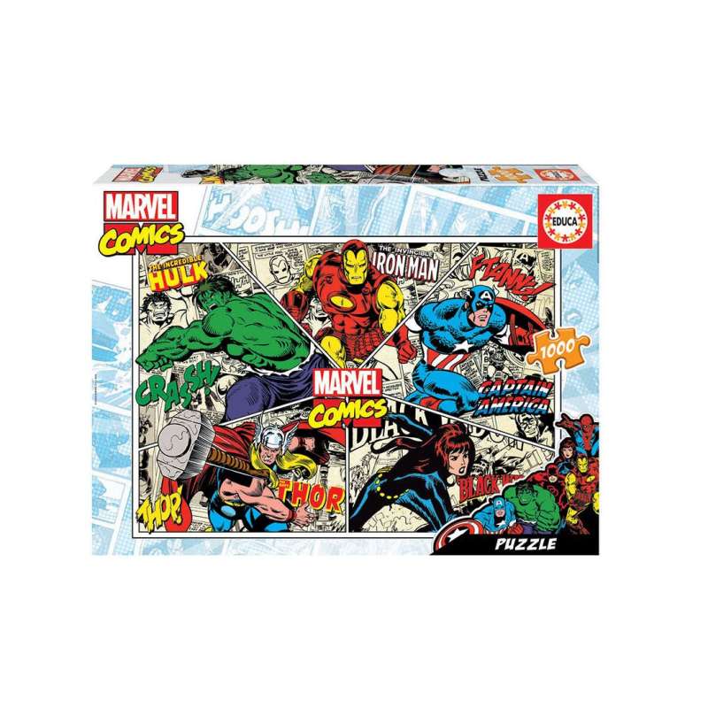 puzzle 1000 piezas marvel comics (educa - 18498)