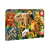 puzzle 500 piezas collage animales salvaje (educa - 19550) puzzle 500 piezas collage animales salvaje (educa - 19550)