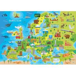 puzzle 150 mapa de europa (educa - 18607)