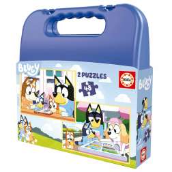 puzzle 2x48 piezas maleta bluey ( educa - 19831)