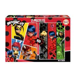 puzzle 2x100 piezas ladybug (educa - 19969)