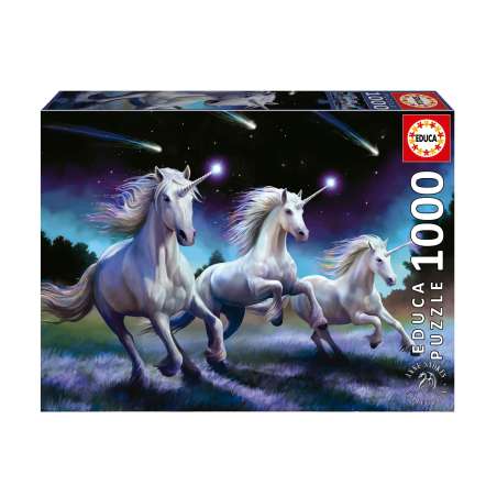 puzzle 1000 piezas unicornios, anne stoke (educa - 19919)