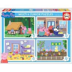 puzzle multi 4 peppa pig ( educa - 18645)