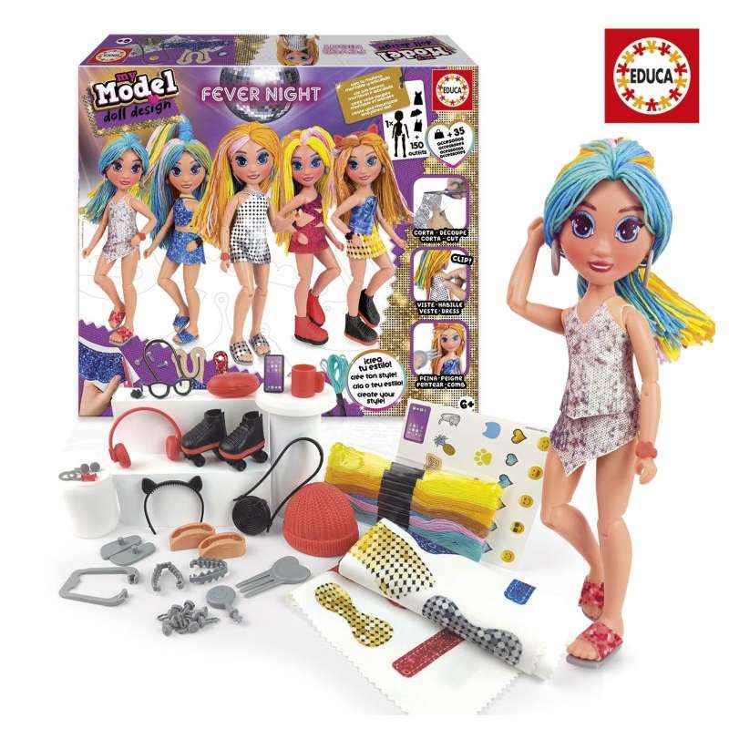 my model doll fever night (educa - 20097)