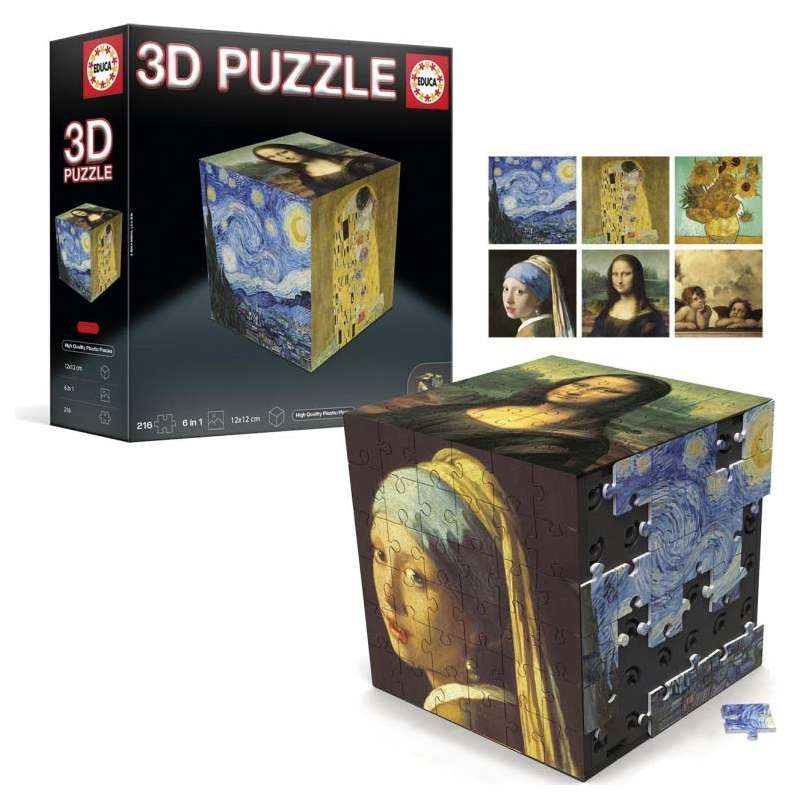 educa 3d puzzle cubos arte (educa - 20123) educa 3d puzzle cubos arte (educa - 20123)