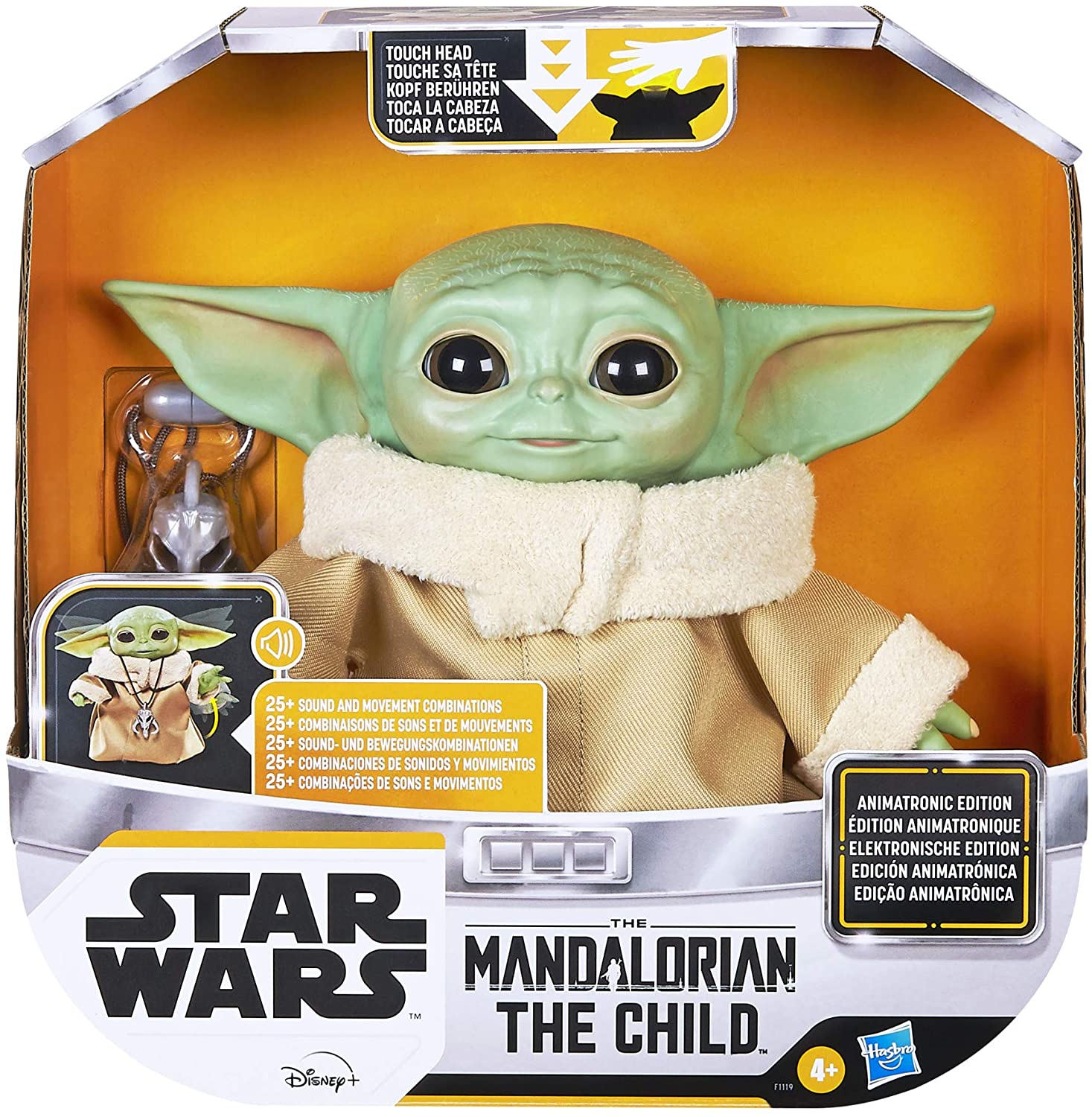 star wars baby yoda animatronic